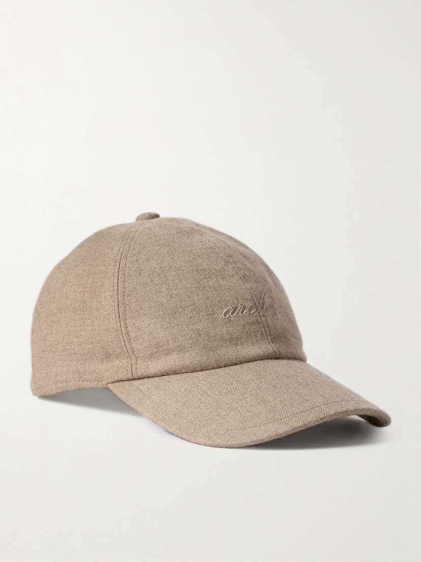 Arch4 Morgan Embroidered Cashmere-twill Baseball Cap