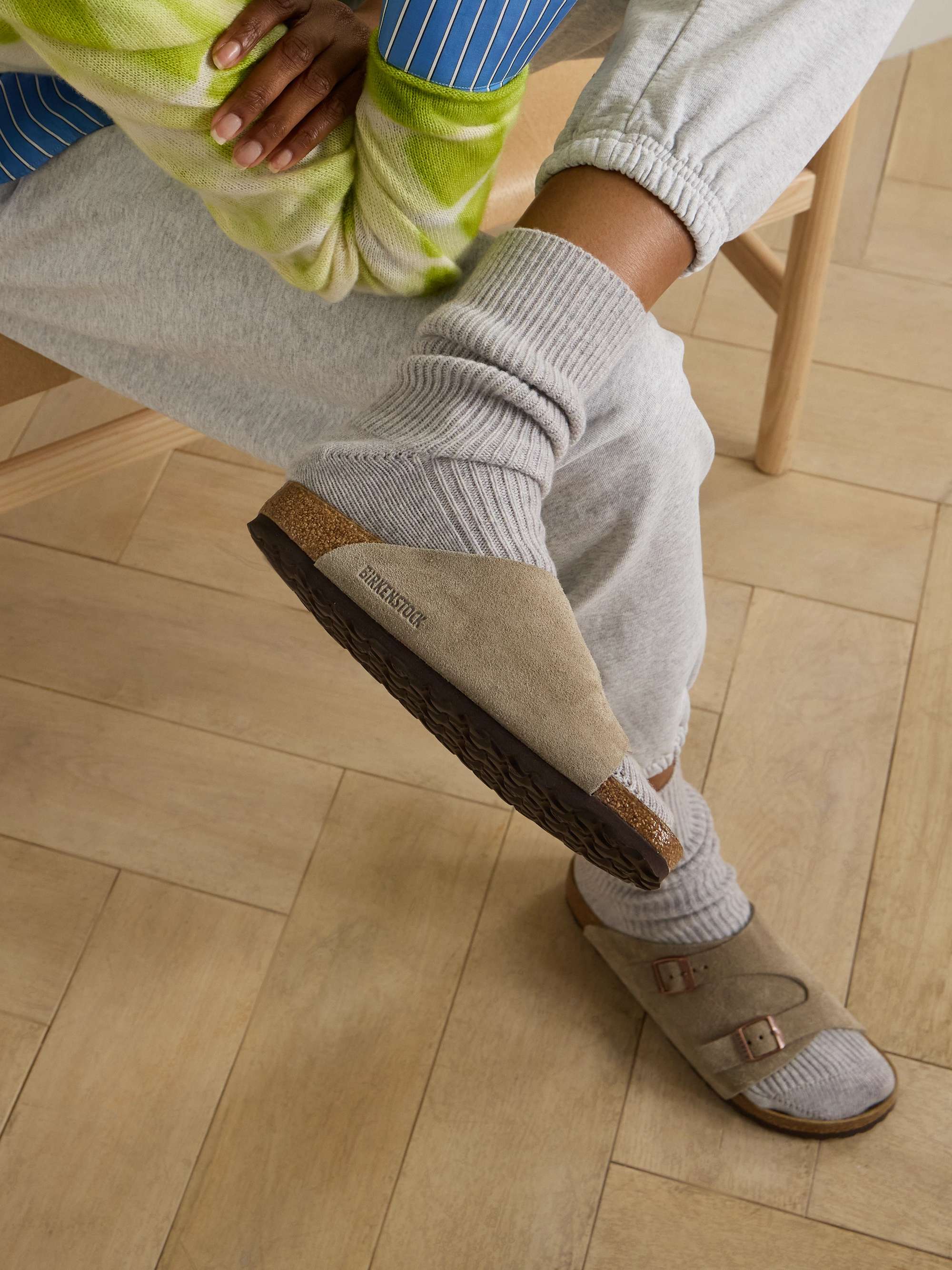 ARCH4 Lucia set of three ribbed baby goat cashmere socks