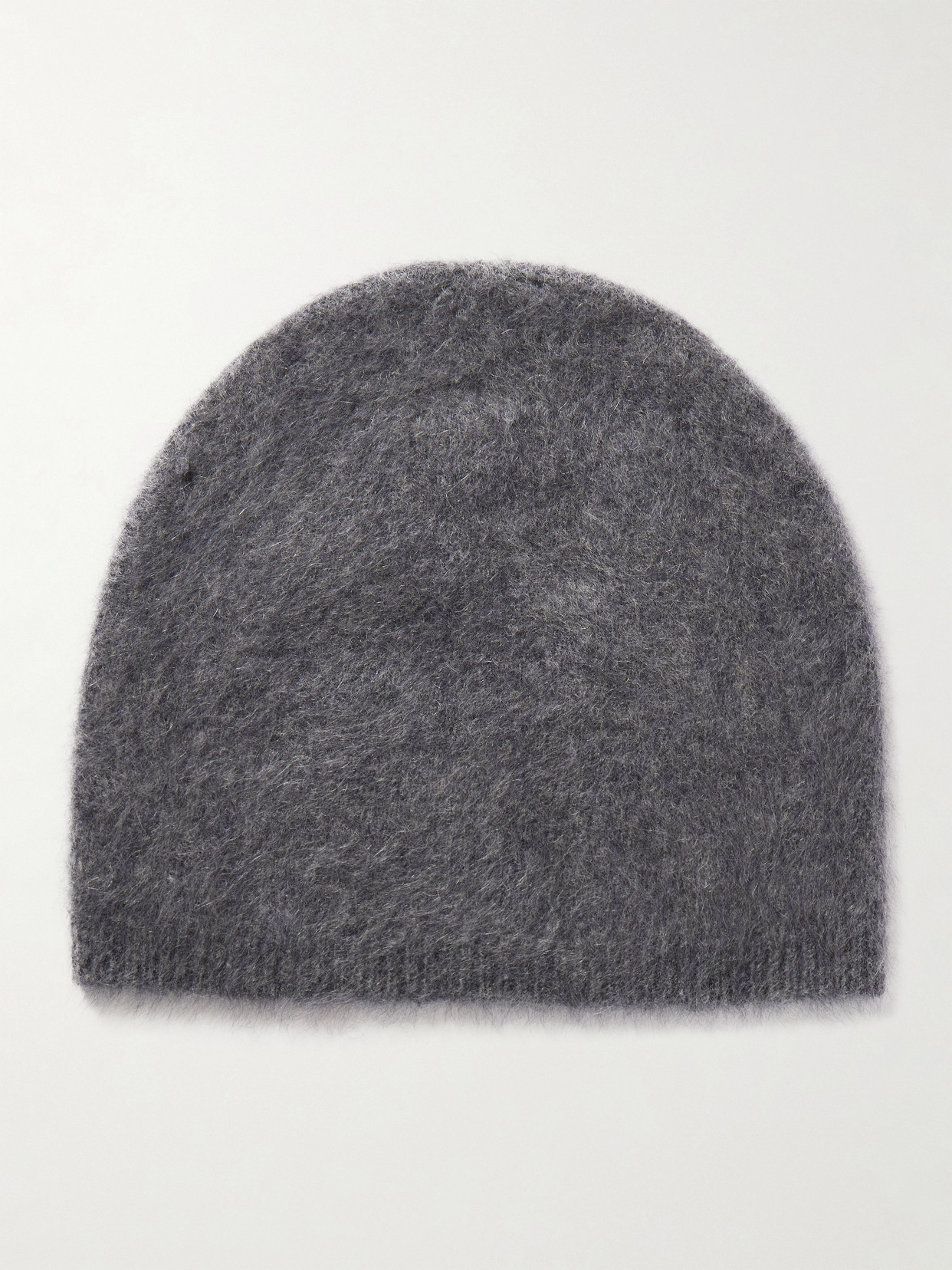 Lisa Yang Brushed-cashmere Beanie In Gray