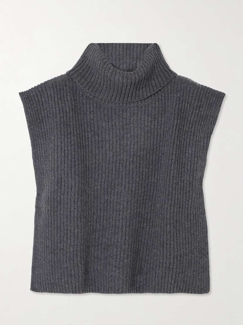Lisa Yang Ribbed Cashmere Turtleneck Dickey
