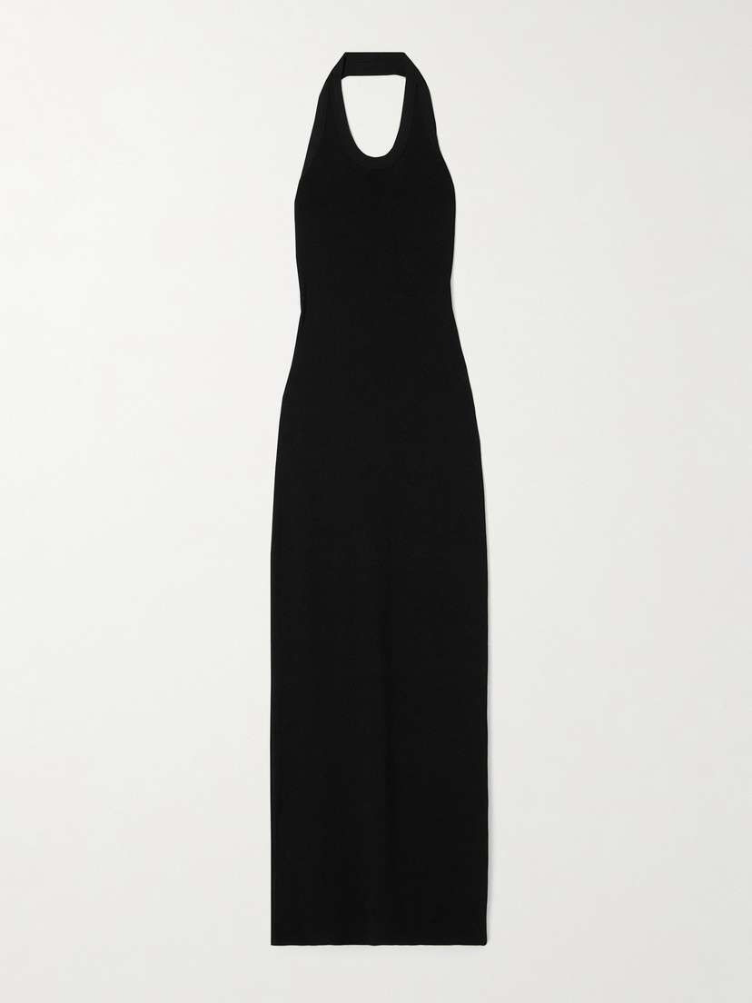 Proenza Schouler Meryl Crepe Halterneck Maxi Dress