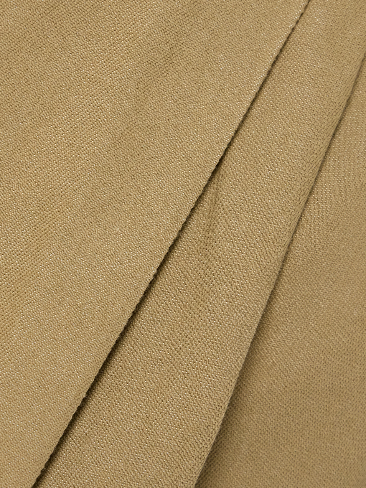 Proenza Schouler Jenny Pleated Cotton And Linen-blend Twill Shorts In Neutrals