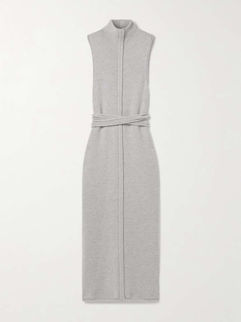 Proenza Schouler White Label Zola Belted Knitted Midi Dress