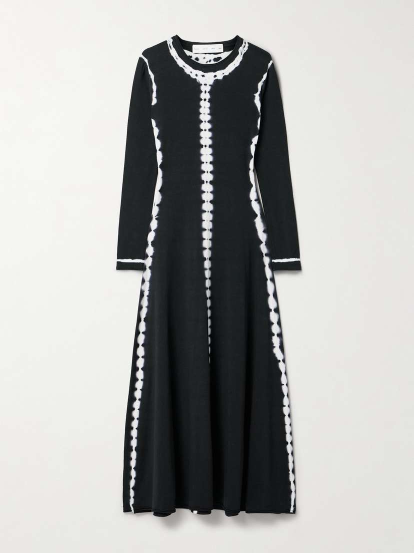 Proenza Schouler White Label Kieran Tie-dyed Cotton-blend Jersey Midi Dress