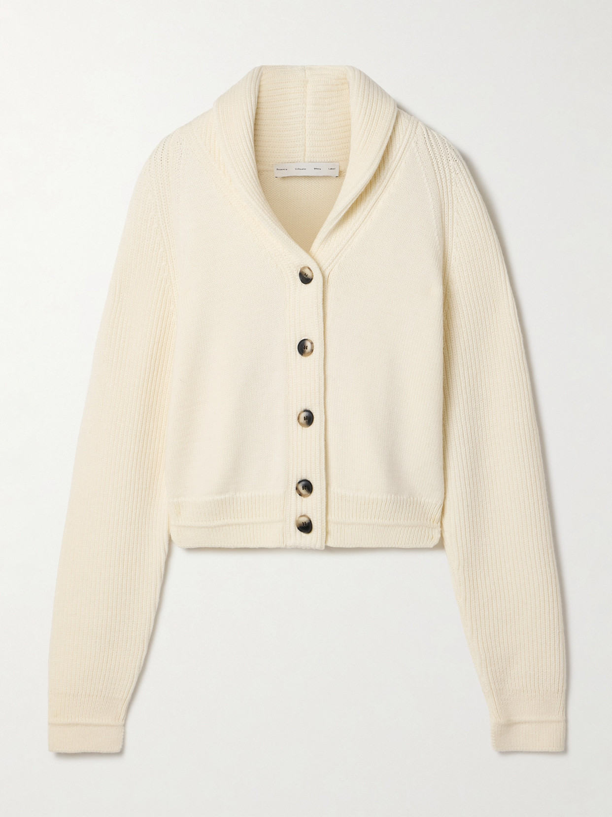 Proenza Schouler White Label - Lou Wool Cardigan - Cream