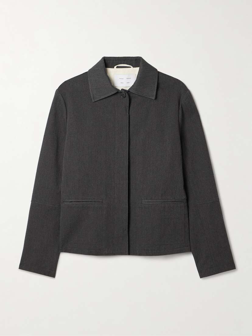 Proenza Schouler White Label Sawyer Cotton-blend Gabardine Jacket