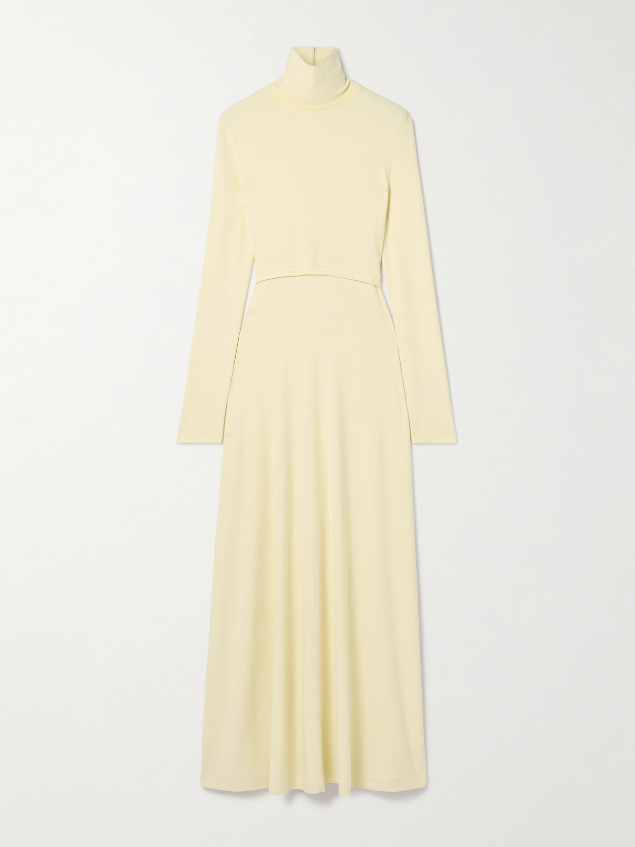 Proenza Schouler White Label - Cutout Jersey Maxi Dress - Yellow