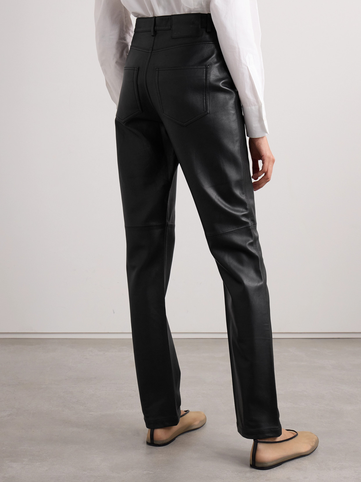 Proenza Schouler White Label Cropped Pants In Black