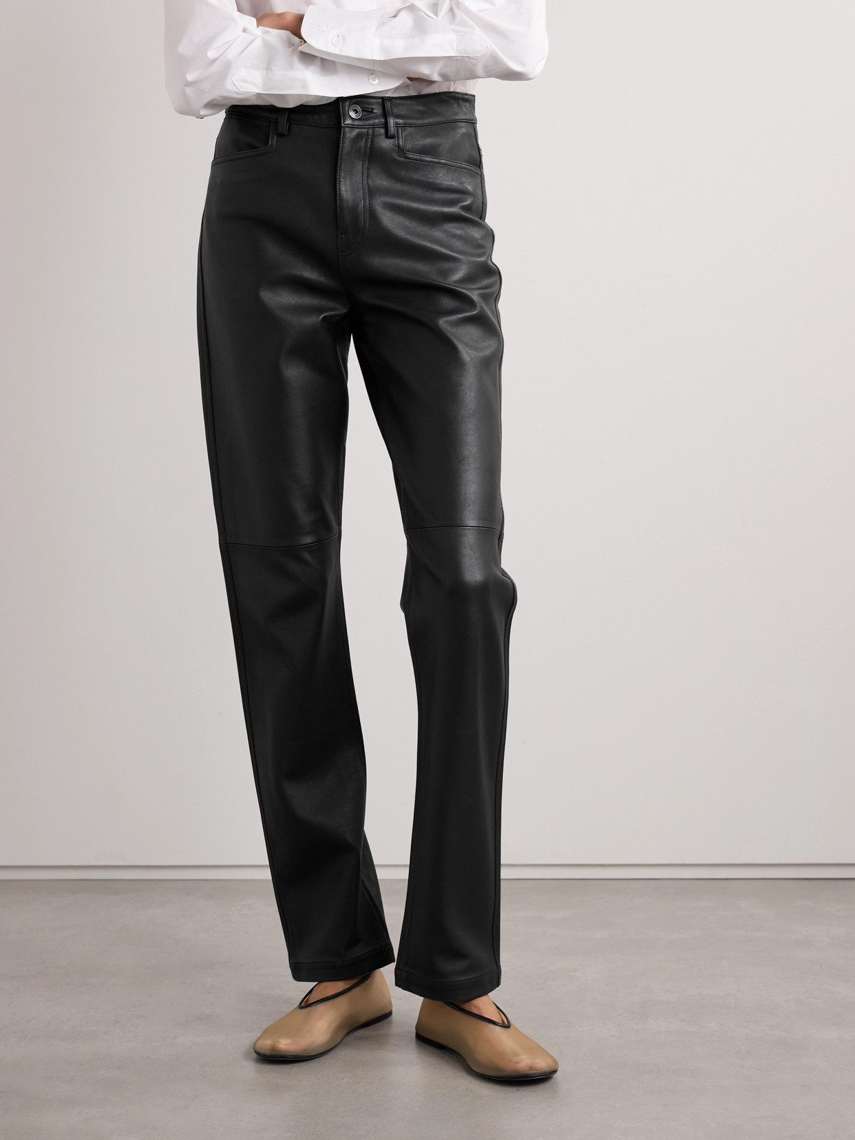 Proenza Schouler White Label Cropped Pants In Black