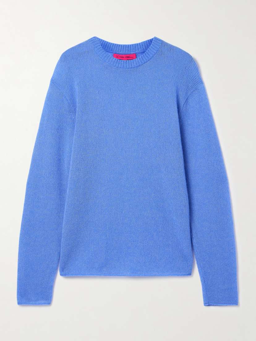 The Elder Statesman Nimbus Oversized Cashmere And Cotton-blend Sweater
