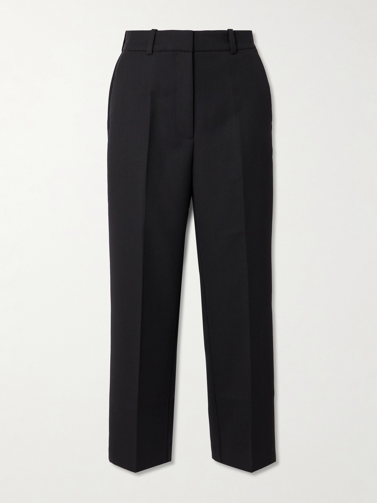 Anine Bing - Blaine Woven Slim-leg Pants - Black
