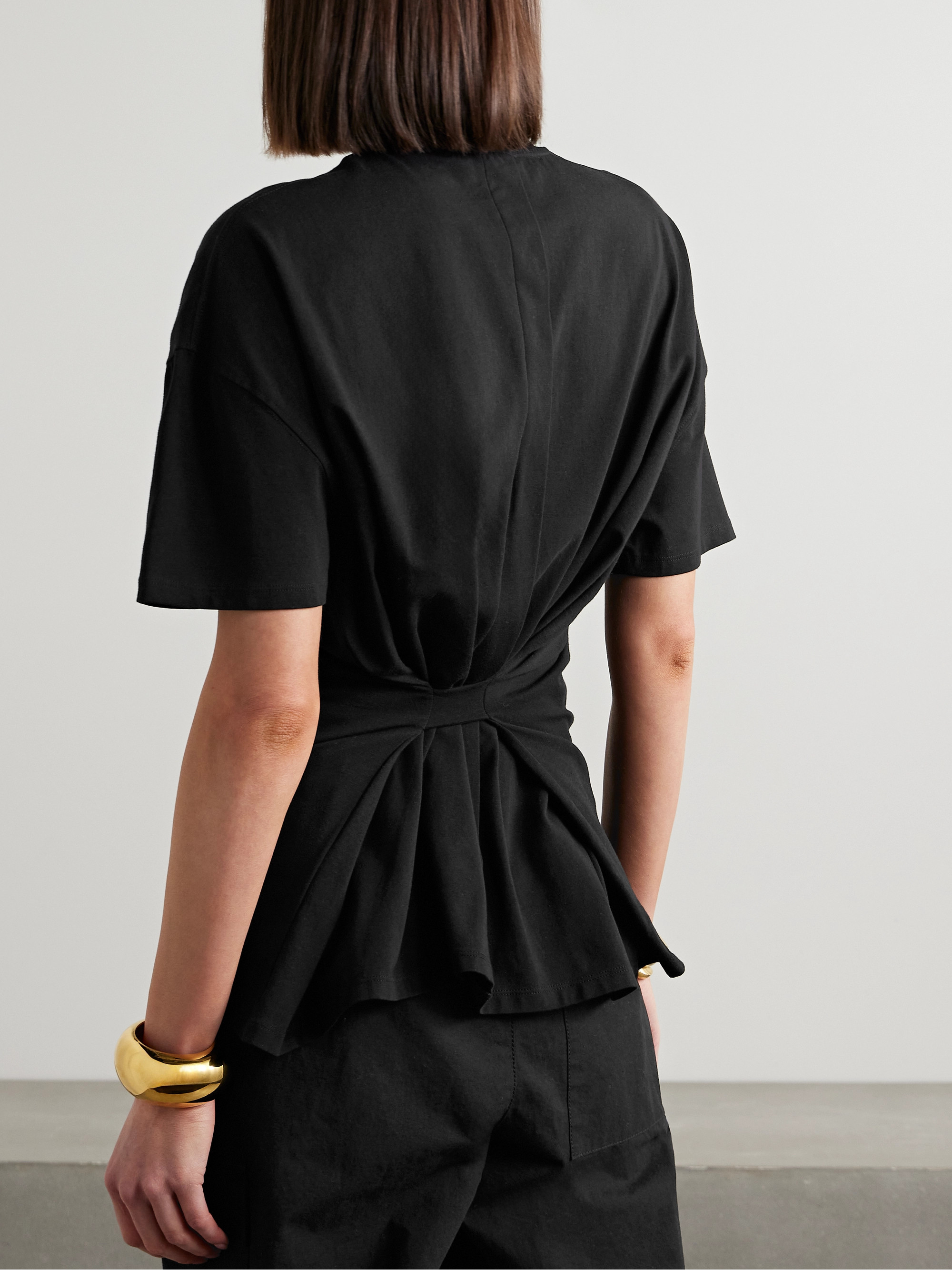 Proenza Schouler White Label Mira cotton-blend jersey T-shirt