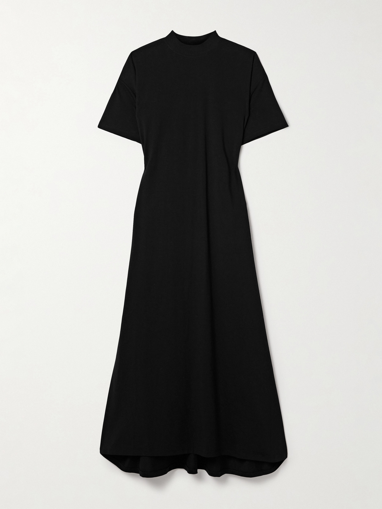 Proenza Schouler White Label Noelle Dress In Jersey Dark Ink In Black