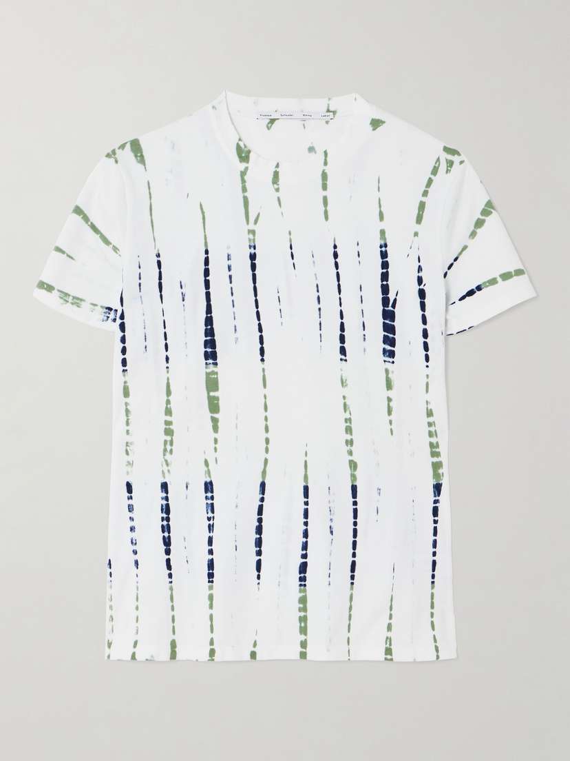 Proenza Schouler White Label Finley Tie-dyed Cotton-blend Jersey T-shirt - x large