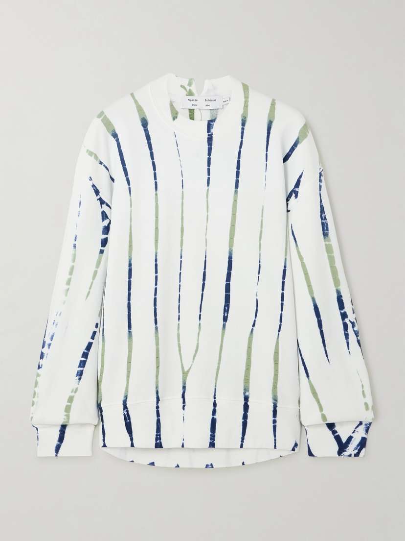 Proenza Schouler White Label Blake Tie-dyed Cotton-jersey Sweatshirt