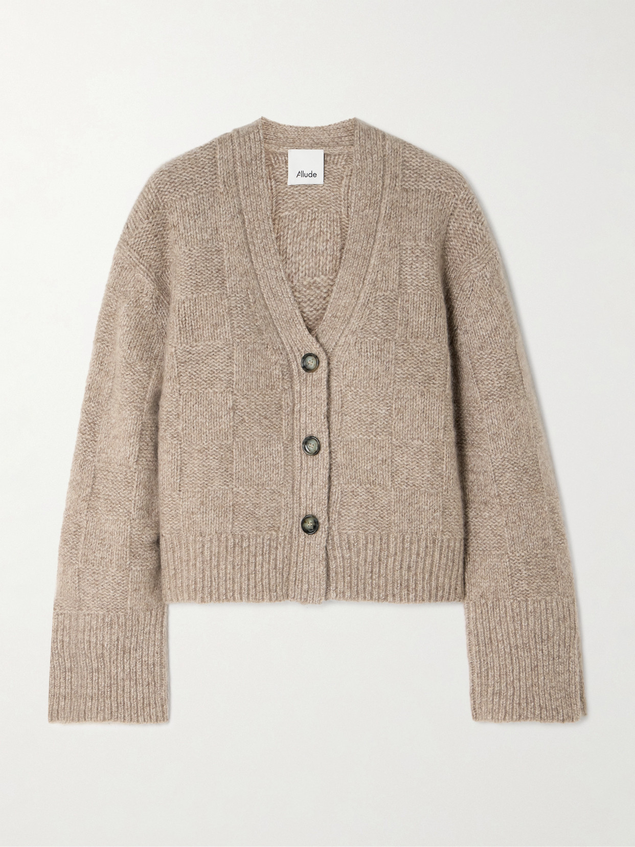 Allude - Cashmere And Silk-blend Cardigan - Brown