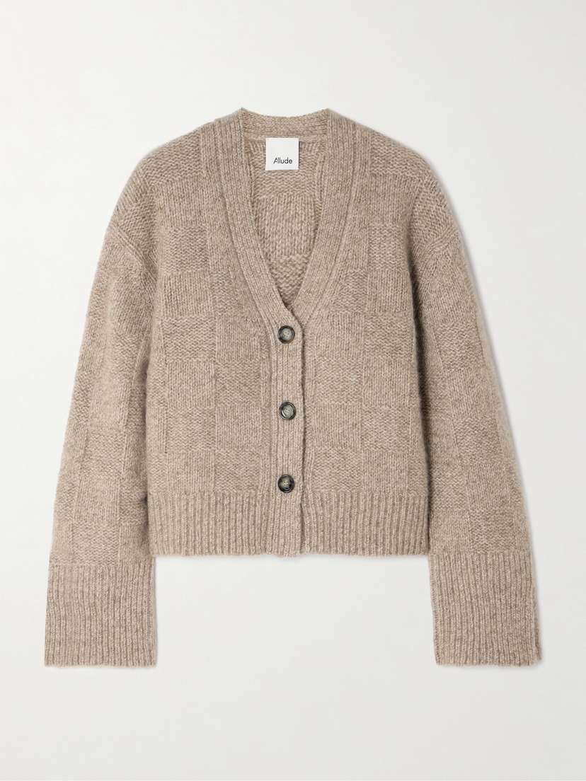 Allude Cashmere And Silk-blend Cardigan