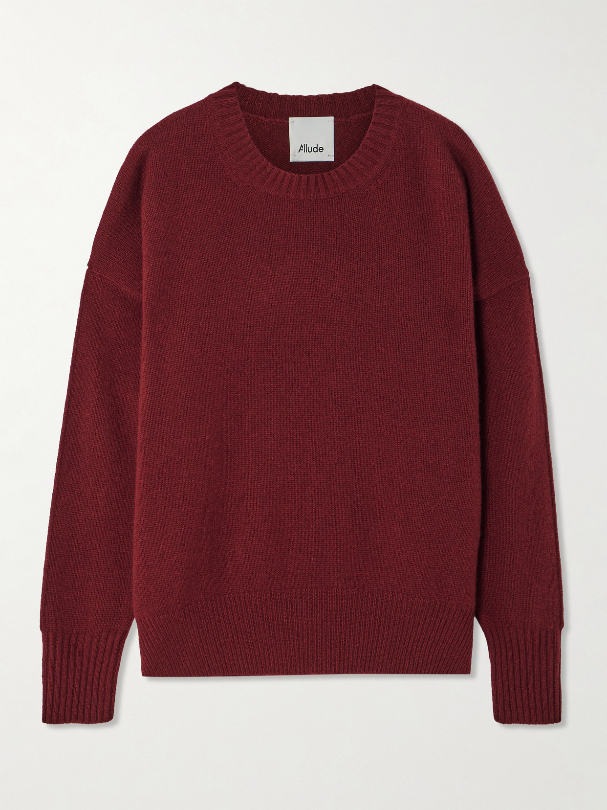 Allude Cashmere Sweater In Red