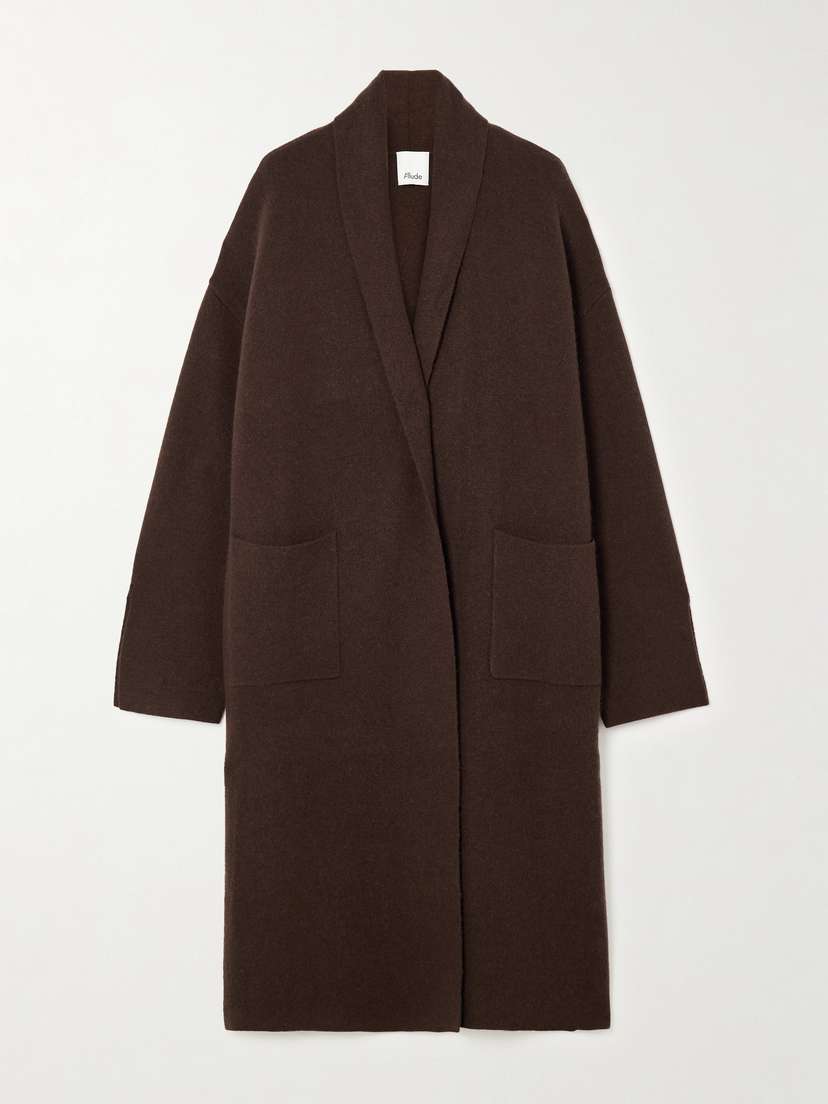 Allude Wool And Cashmere-blend Coat