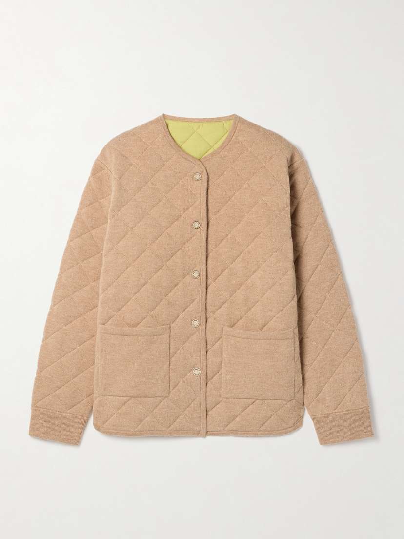 Guest In Residence Quilted Wool And Cashmere-blend Jacket