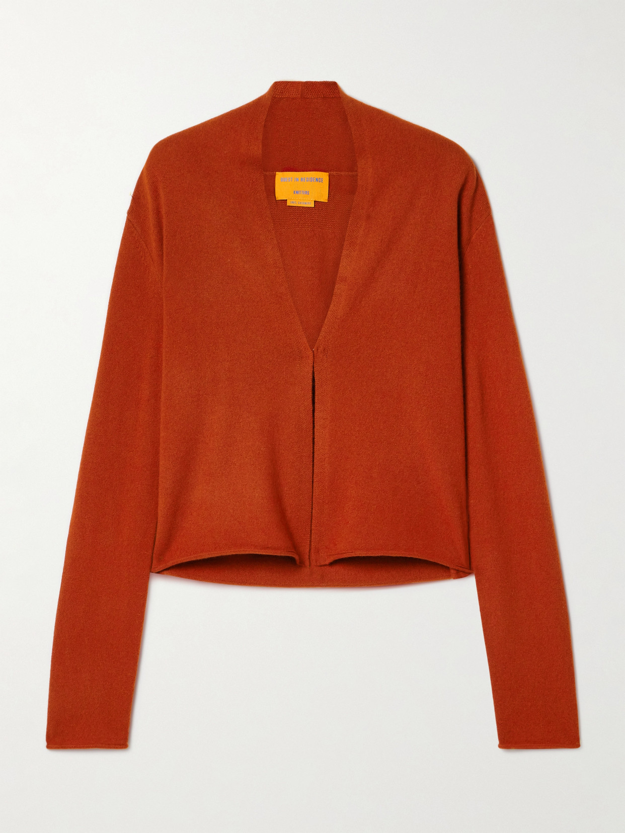 Guest In Residence Stealth Cashmere Multicolor Cardigan In Red