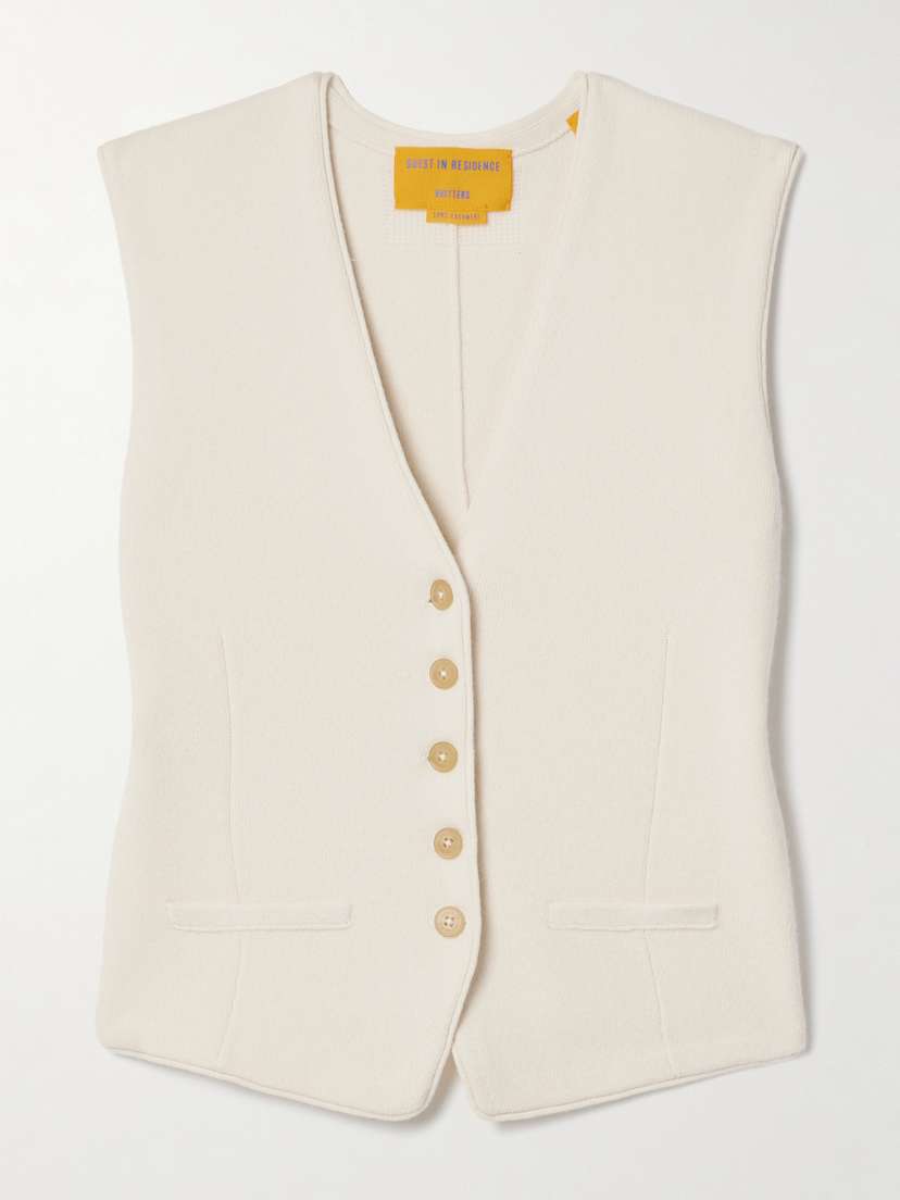 Guest In Residence Cashmere Vest - x large