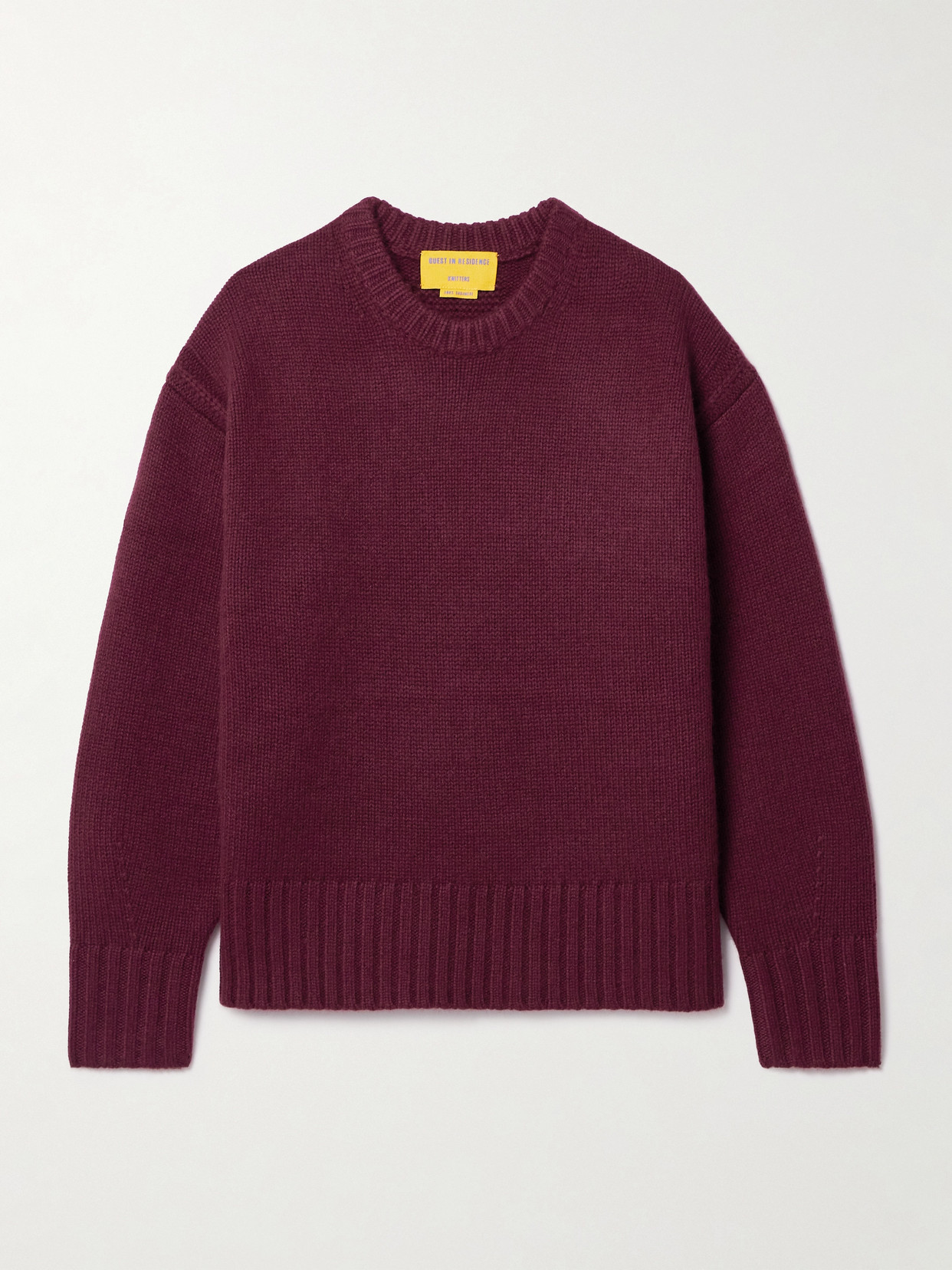 Guest In Residence Cashmere Sweater In Purple