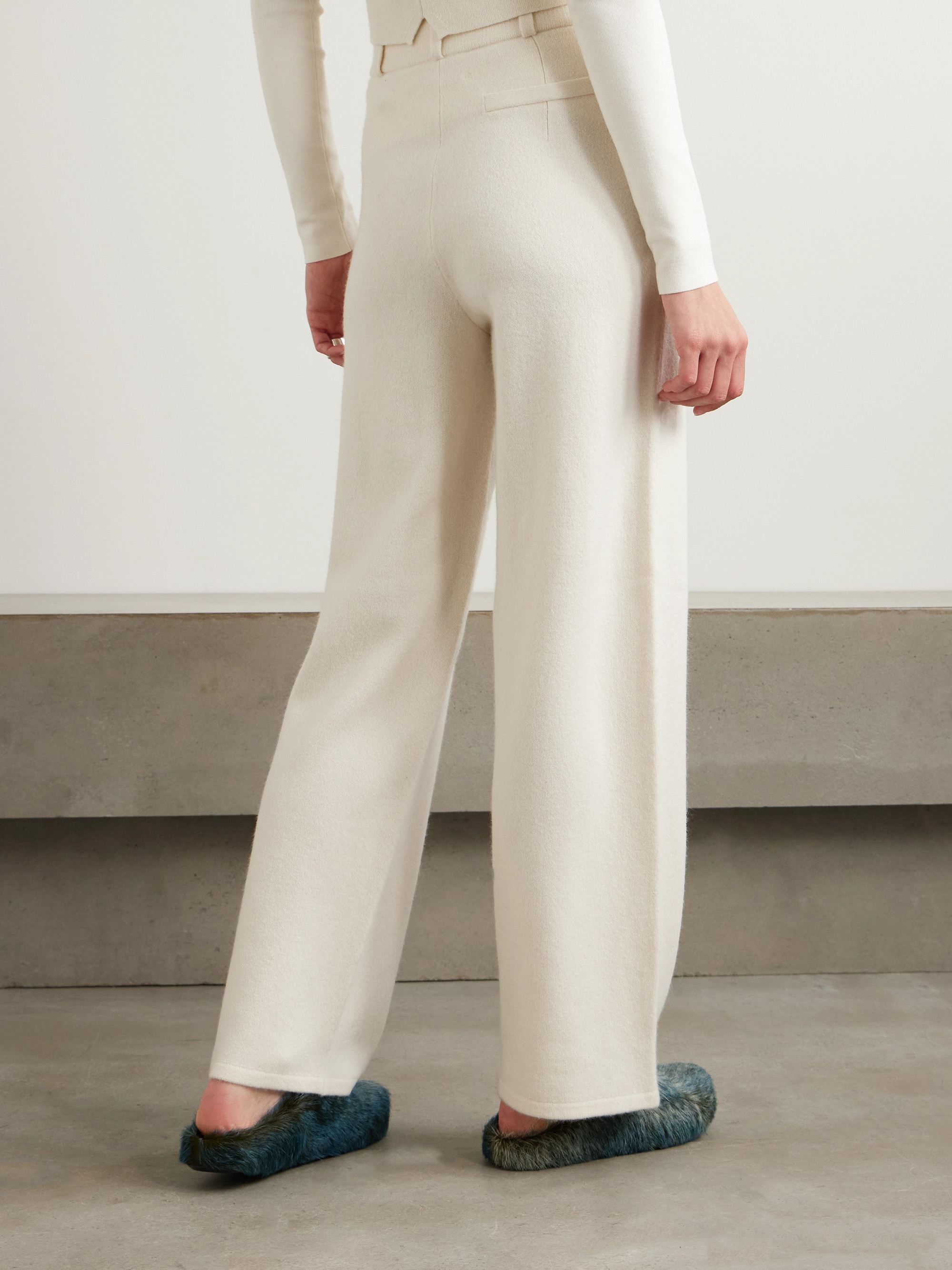 Guest In Residence Cashmere straight-leg pants