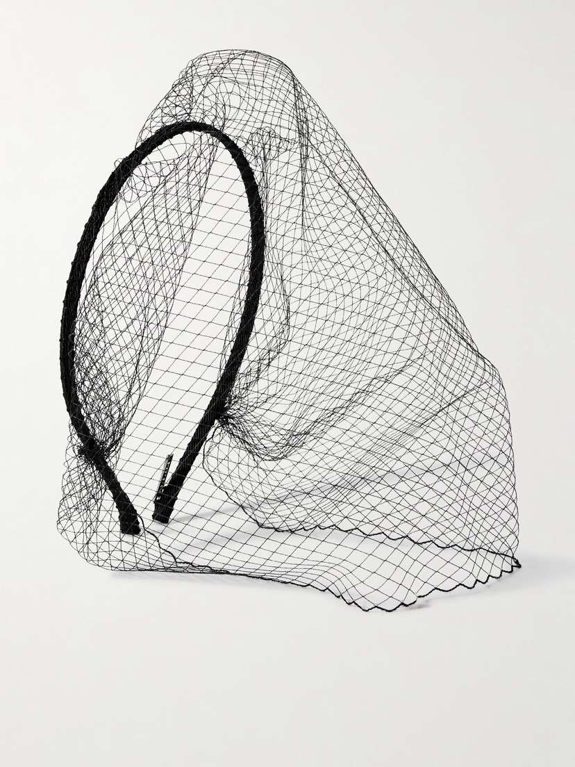 Gigi Burris Clemence Fishnet Veil