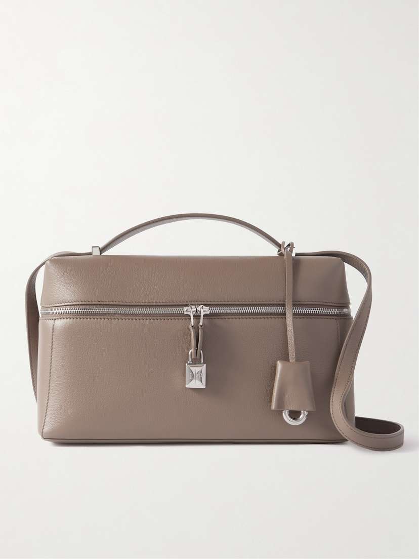 Loro Piana Extra Pocket L27 Textured-leather Shoulder Bag