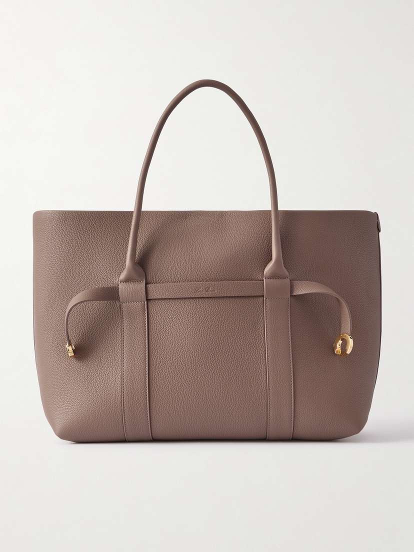 Loro Piana Ghiera Textured-leather Tote