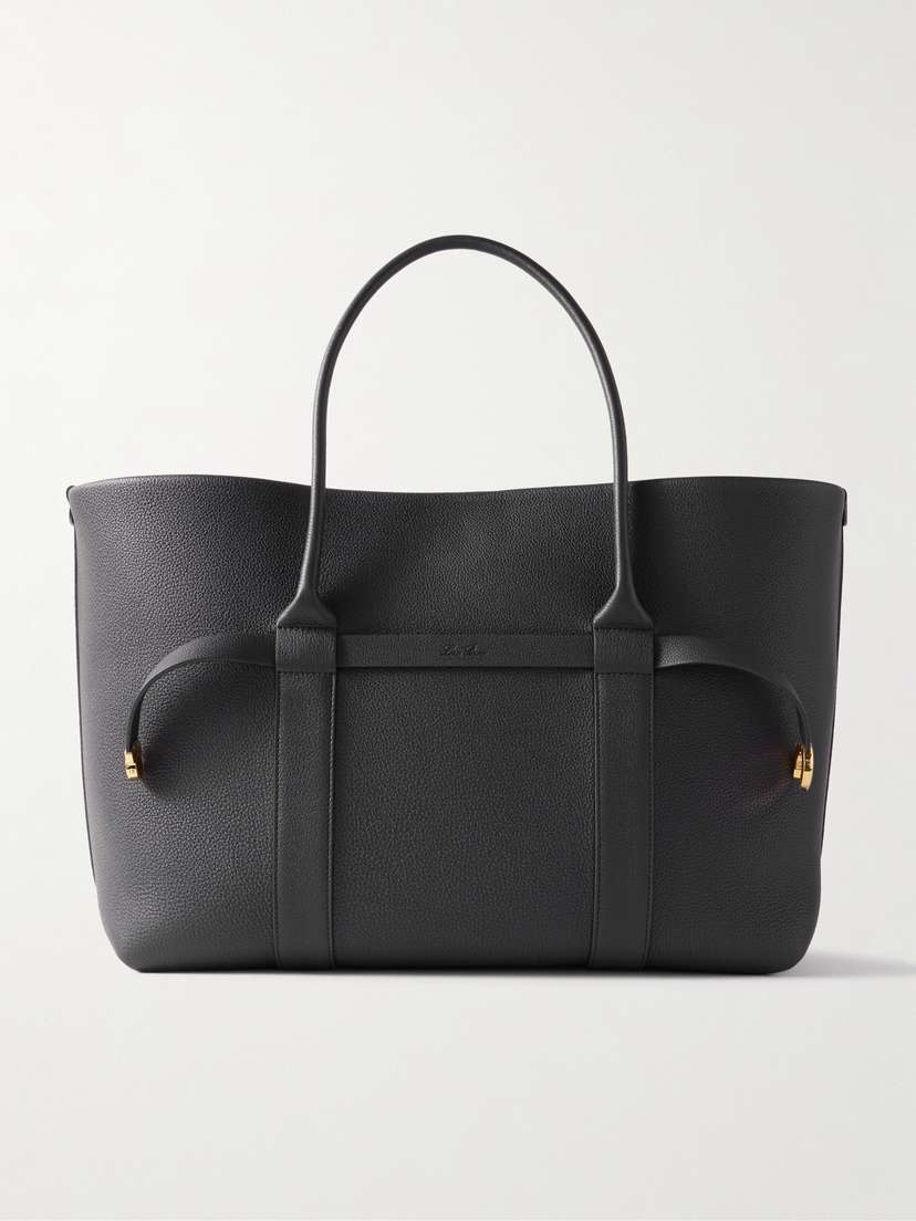 Loro Piana Ghiera Textured-leather Tote