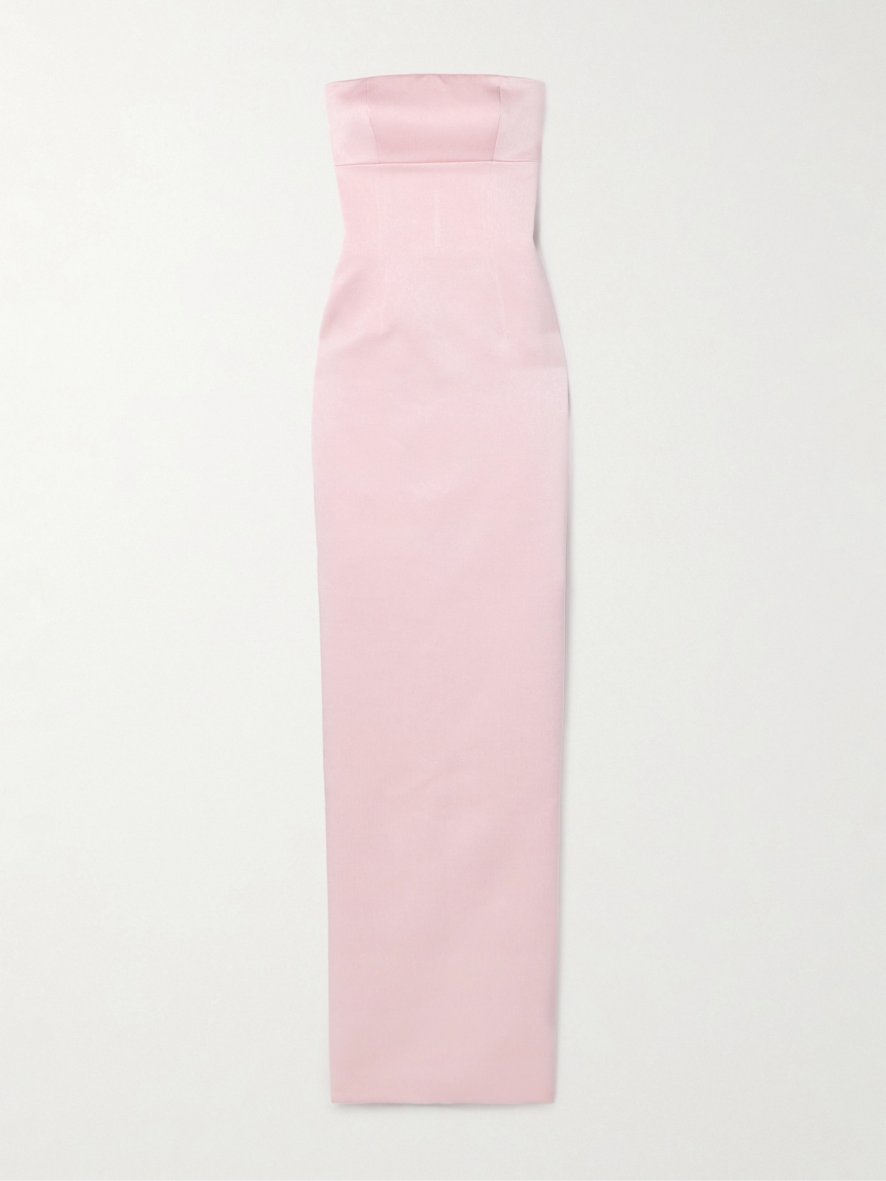 Mônot - Zoey Strapless Satin Gown - Pink