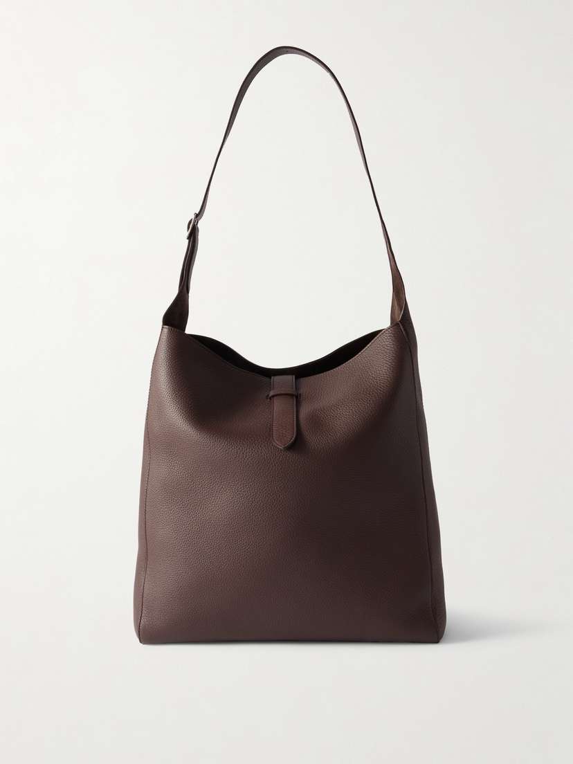 The Row Blake Textured-leather Shoulder Bag