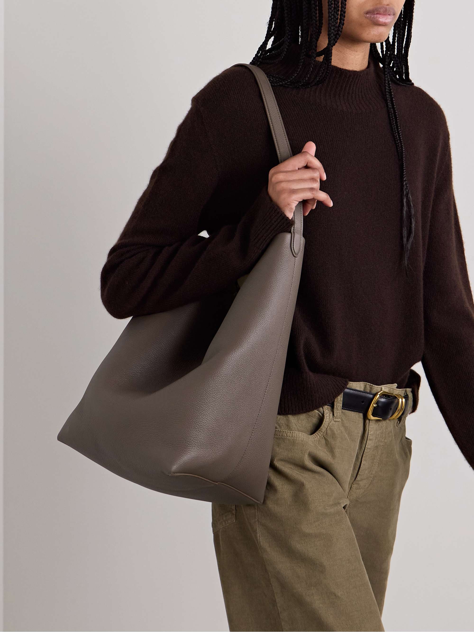THE ROW N/S Park Tote aus strukturiertem Leder