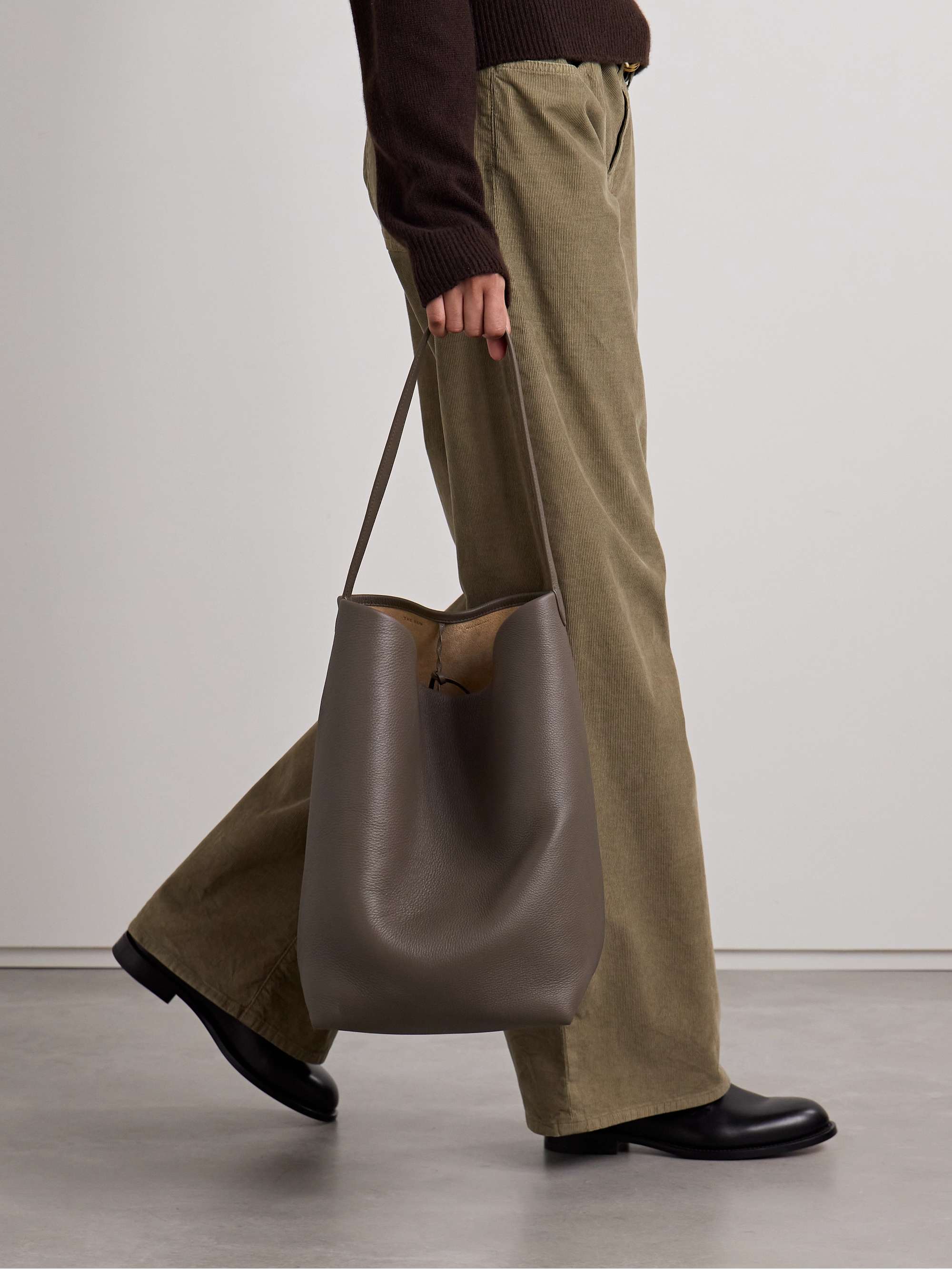 THE ROW N/S Park Tote aus strukturiertem Leder