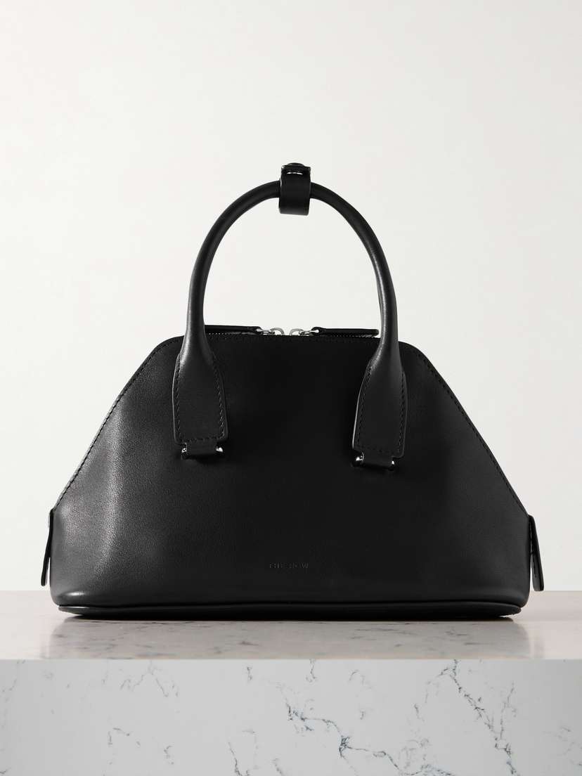 The Row Devon Mini Leather Tote