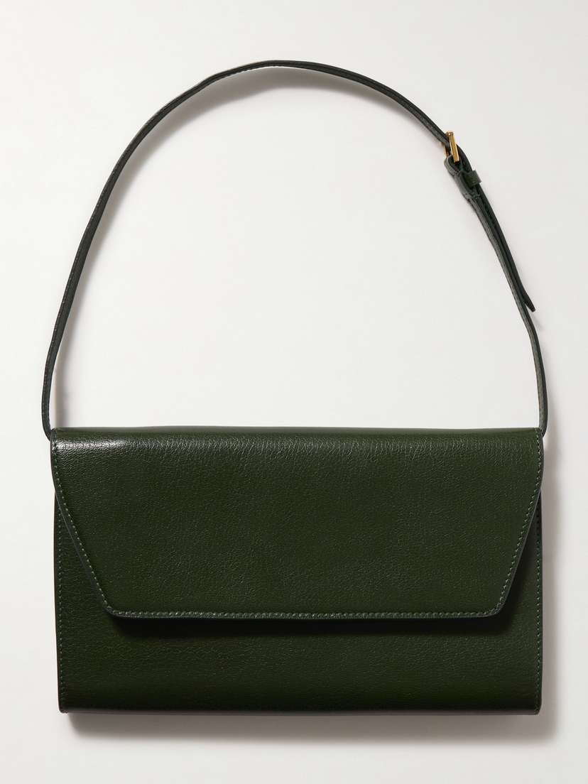 The Row Evening Leather Shoulder Bag