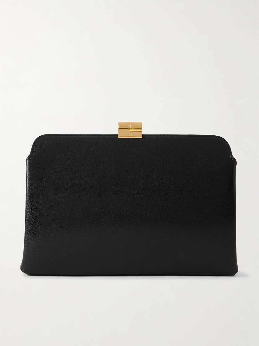 The Row Amazon Leather Clutch