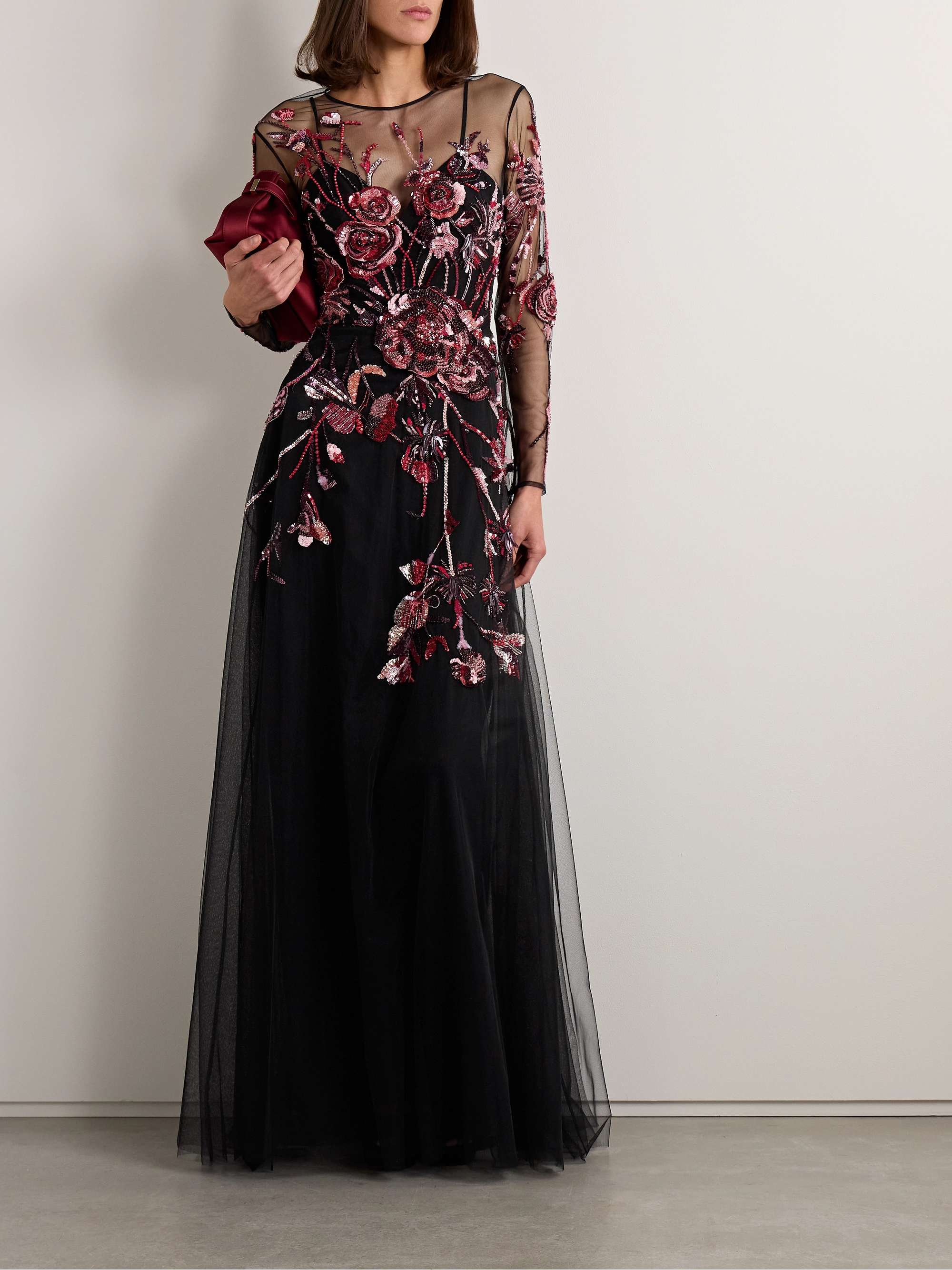 ZUHAIR MURAD Embellished tulle gown | NET-A-PORTER ZUHAIR MURAD Embellished tulle gown | NET-A-PORTER