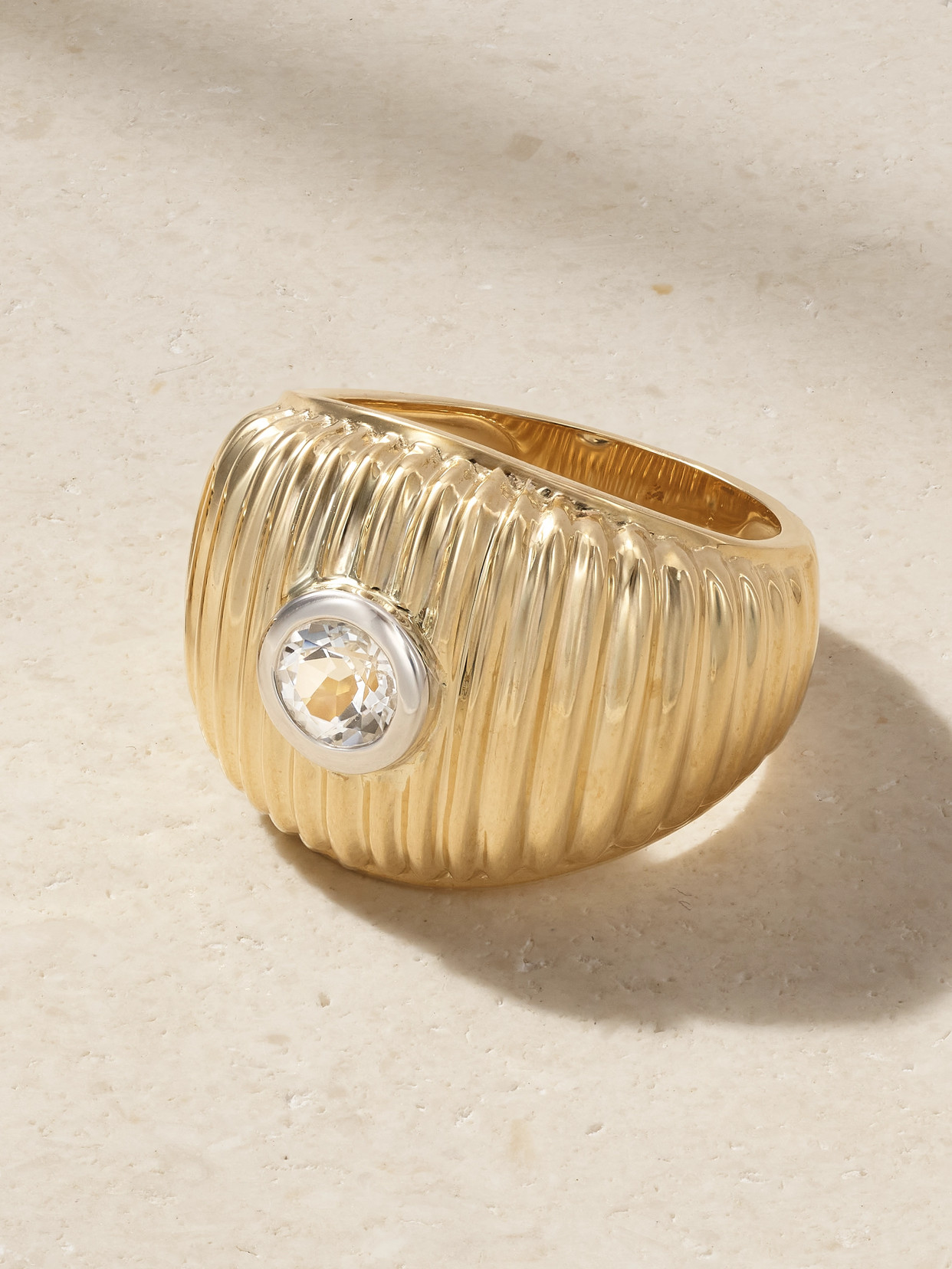 Yvonne Léon 9-karat Gold Topaz Ring