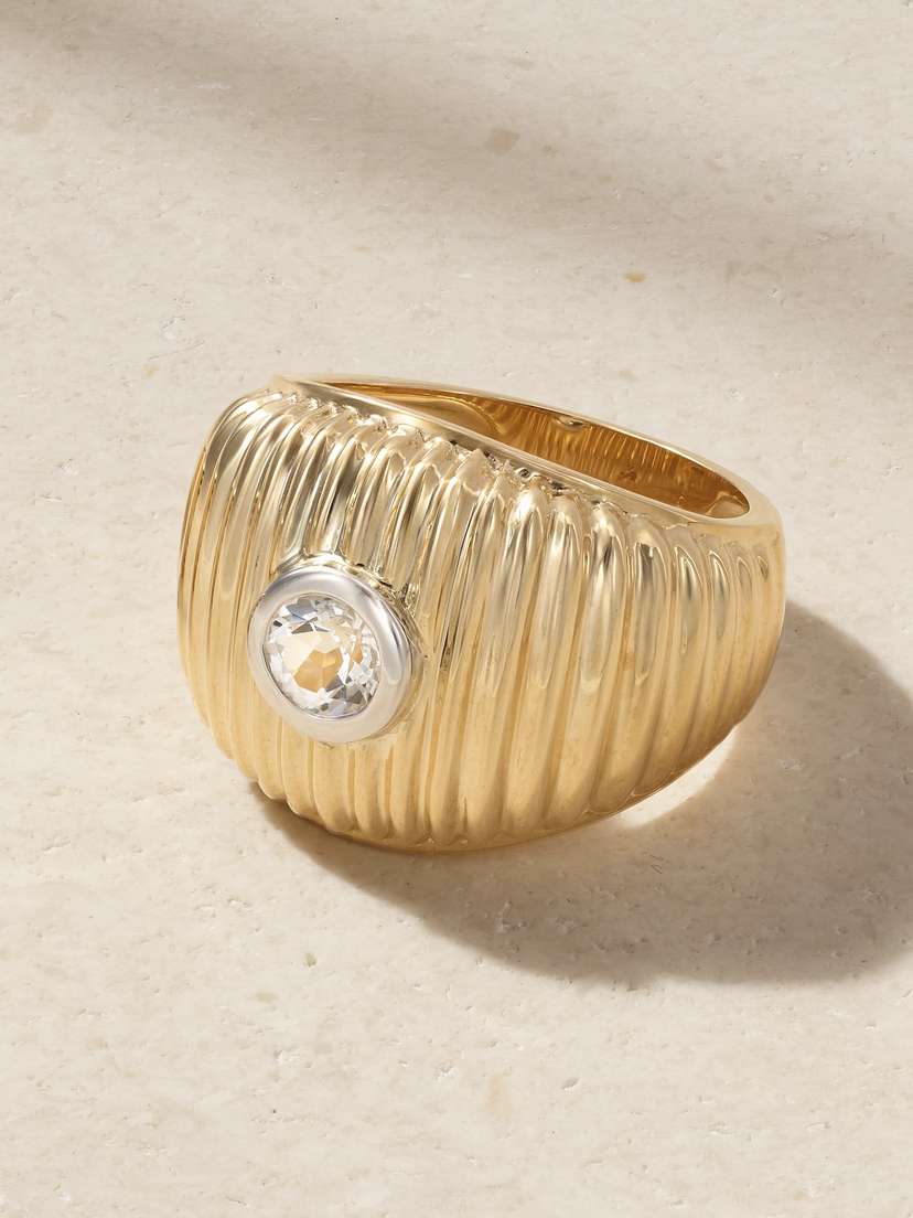 Yvonne Léon 9-karat Gold Topaz Ring