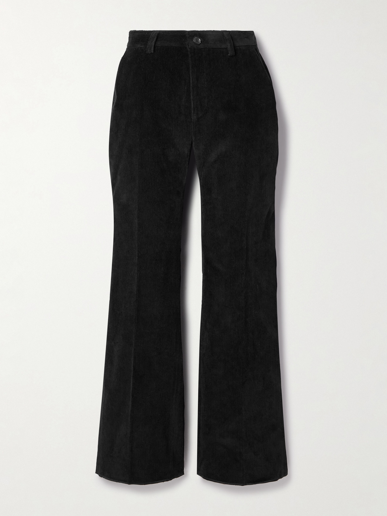 BALLY COTTON-CORDUROY FLARED PANTS