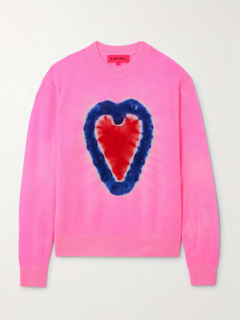 The Elder Statesman Tie-dyed Cashmere Sweater