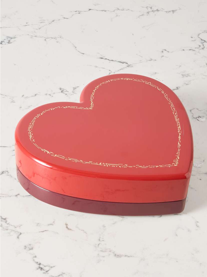 Trove Love Is All Lacquered Wood Jewelry Box