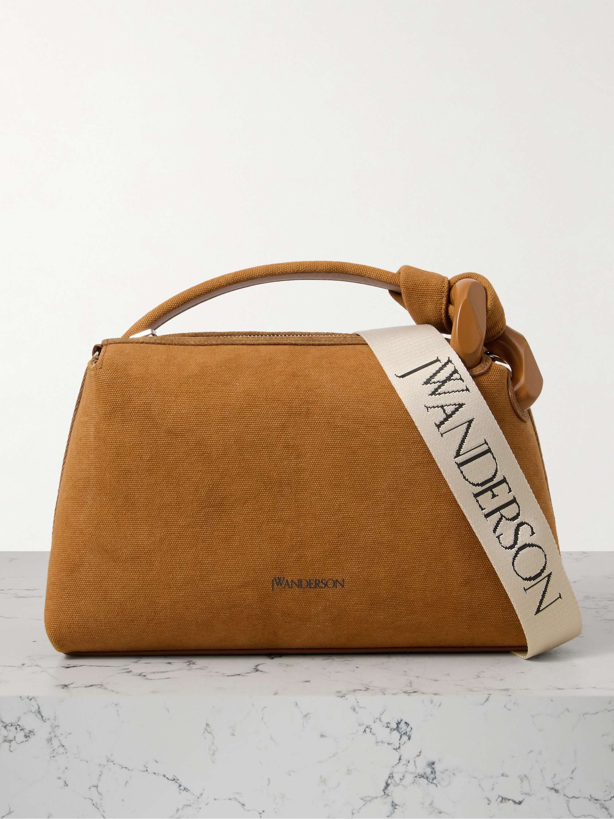 【完売必至】J W ANDERSON■プリント ショルダーバッグ JW Anderson ローファー ショルダーバッグ | ブラック | FARFETCH JP