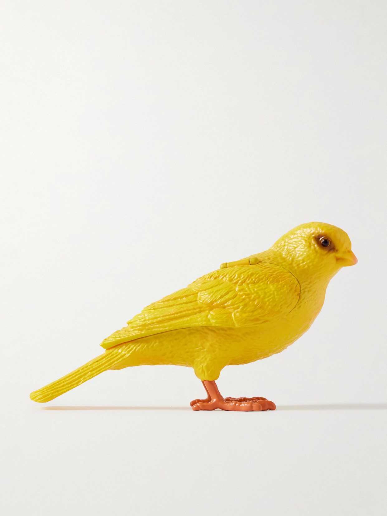 Jw Anderson Canary Resin Clutch In Yellow