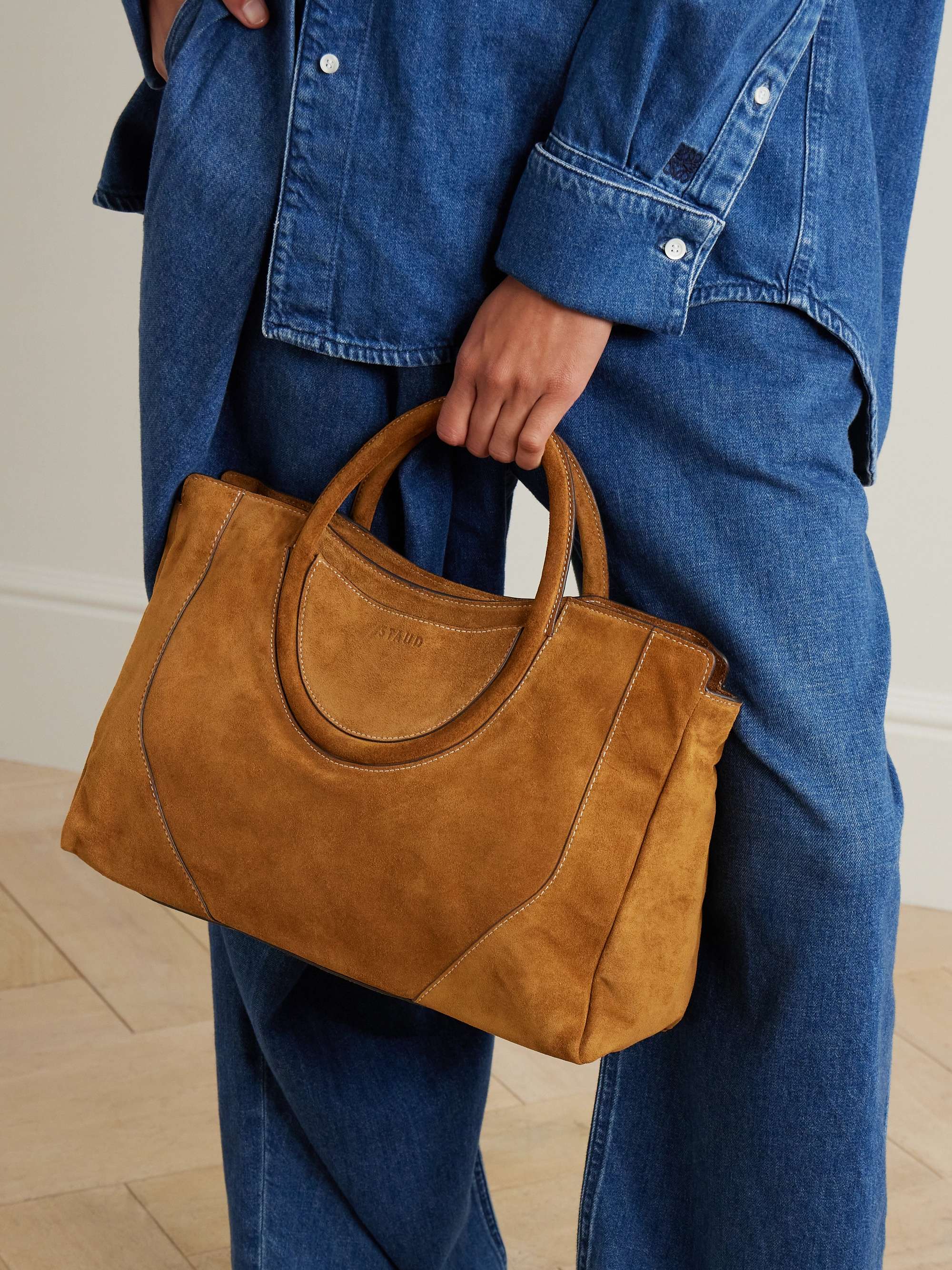 Staud Store STAUD Maude suede tote | NET-A-PORTER