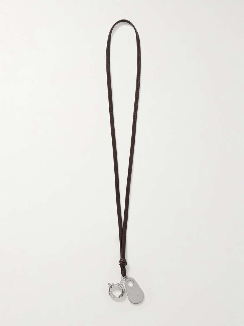 The Row Leather And Silver-tone Bag Charm