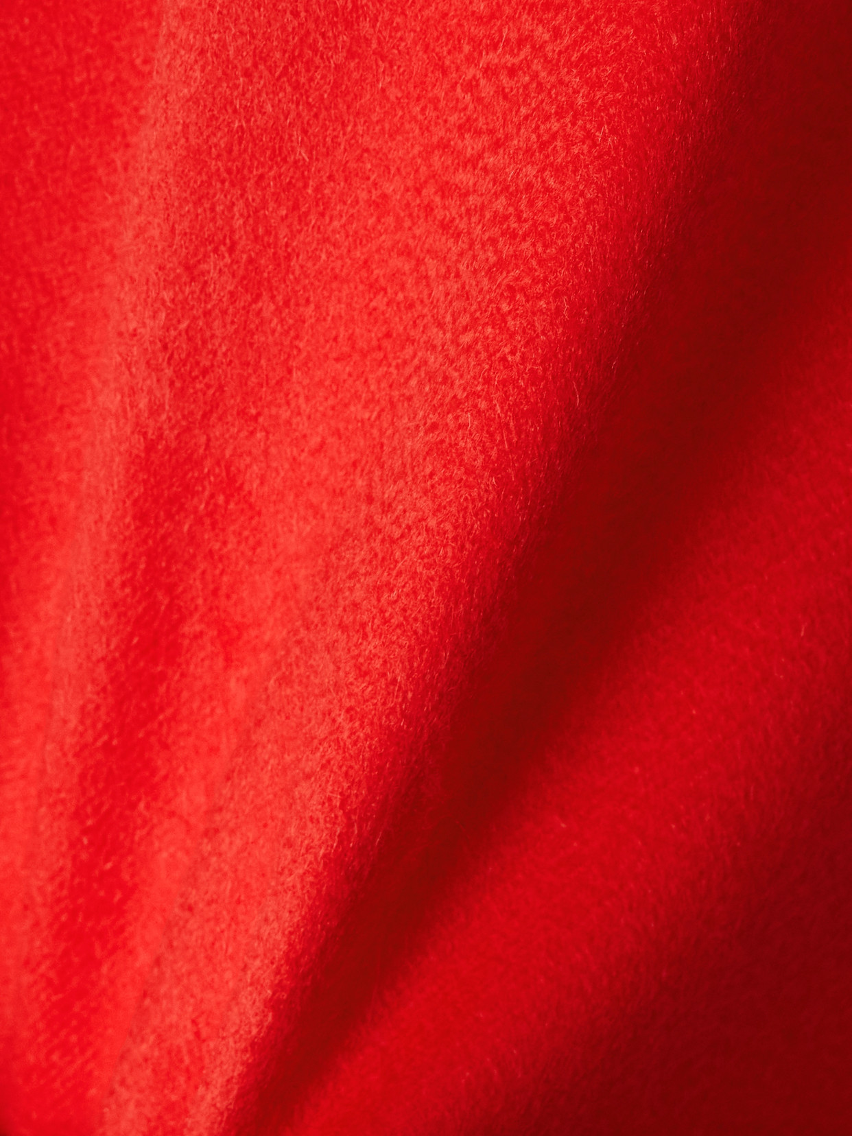 The Row Viktor Fringed Cashmere Scarf In Red